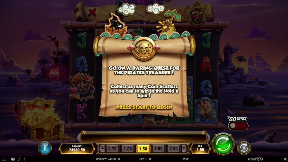 Tampilan layar permainan slot Crabby’s Gold 2 di perangkat seluler