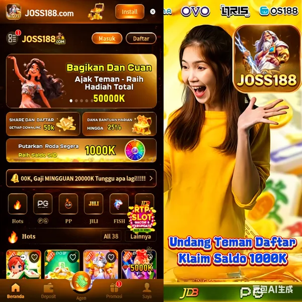 JOSS188 Bonus Member Baru 100%